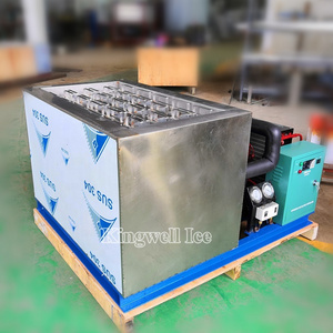 Commercial high production 1 ton stainless steel block ice making machine