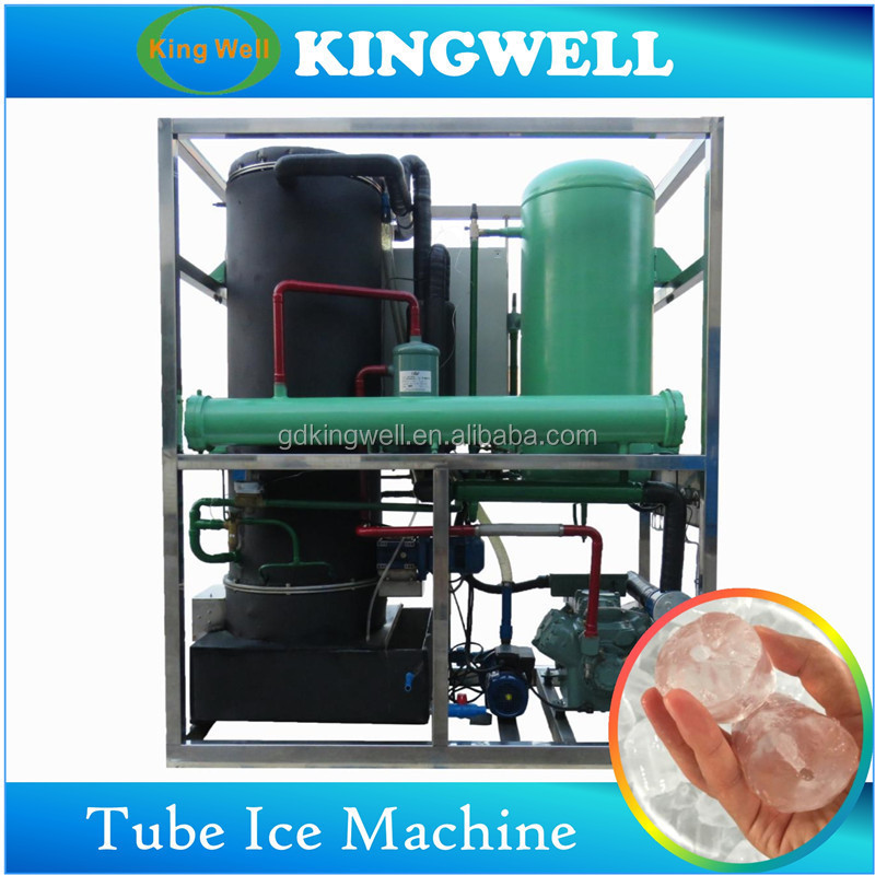 5tons Crystal Tube Ice Machine Price With Semi-automatic Packing System