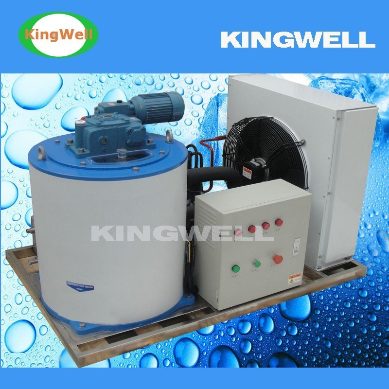 3 tons higher refrigeration effciency dry flake ice making machine for Philippines