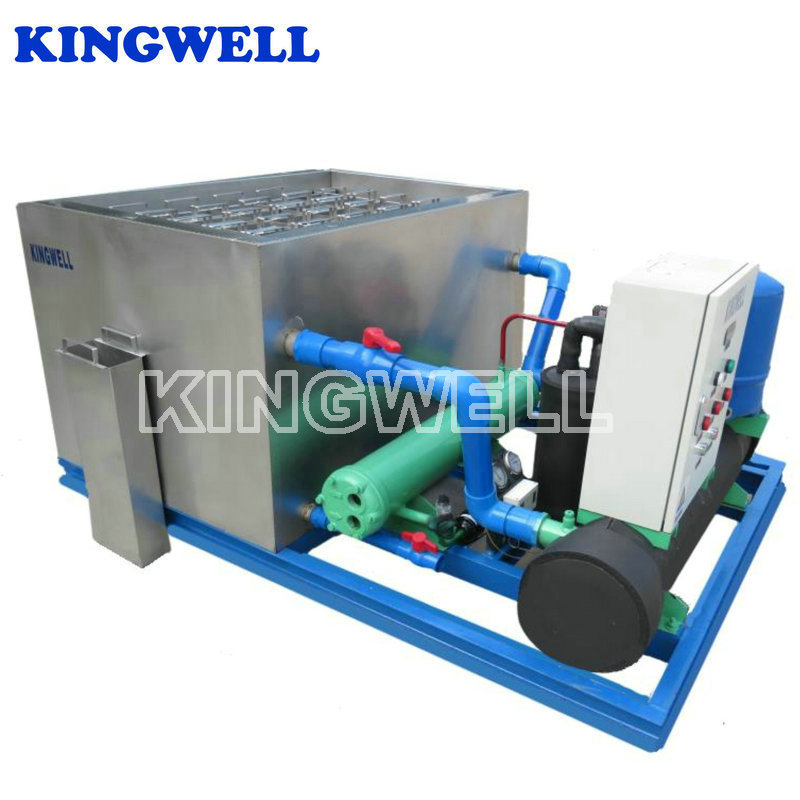 Commercial high production 1 ton stainless steel block ice making machine