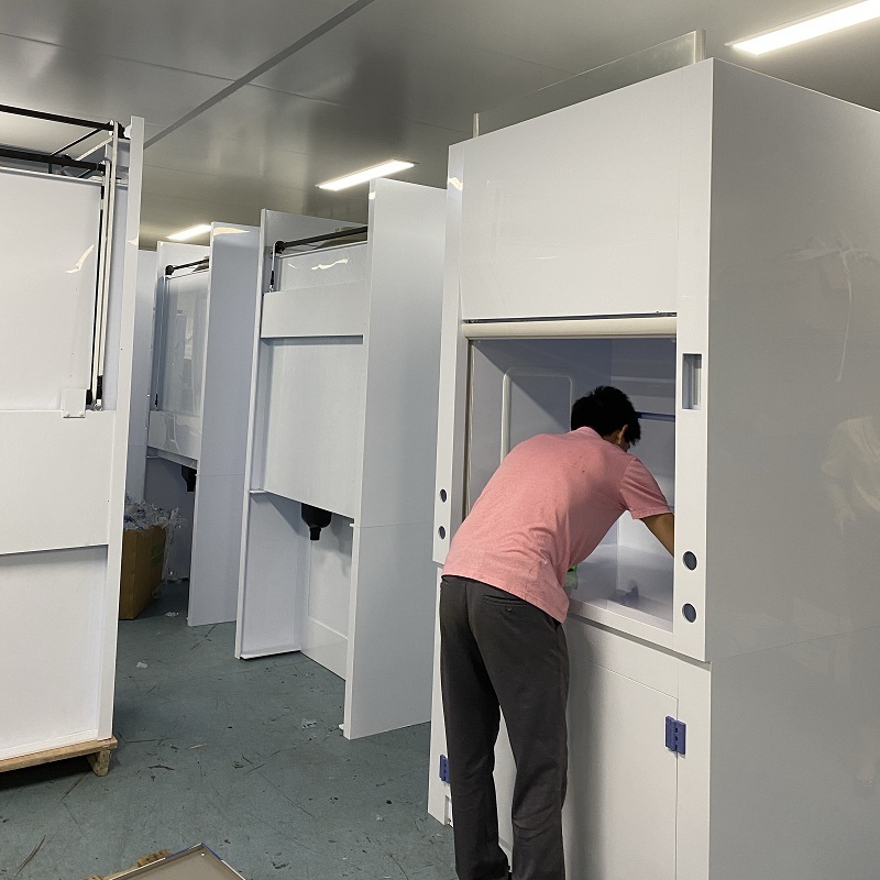 Custom Ducted  Fume Hood pp Chemistry Hood Fume Cupboard in Laboratory