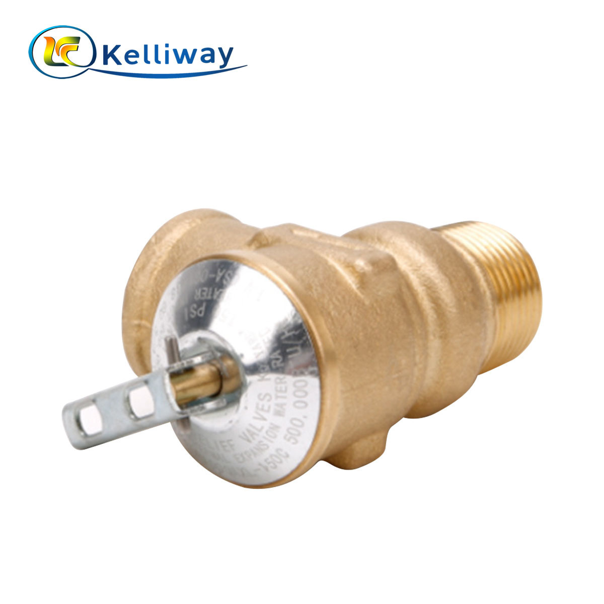 Low lead brass safety valve NPT water heater with American standard 150psi pressure reducing valve throttling