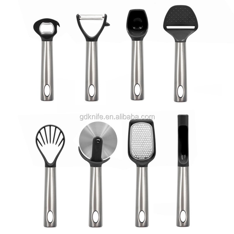 New and unique design high quality Stainless steel handle kitchen gadgets tools