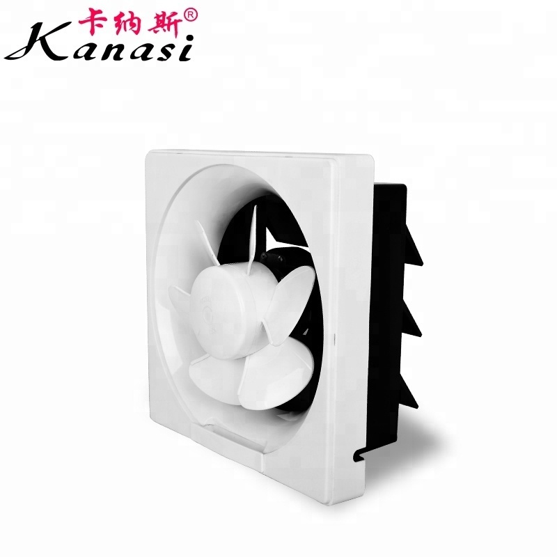 Kanasi 240V 4 10 inch  home plastic electric white exhausted ventilation commercial kitchen bathroom fan