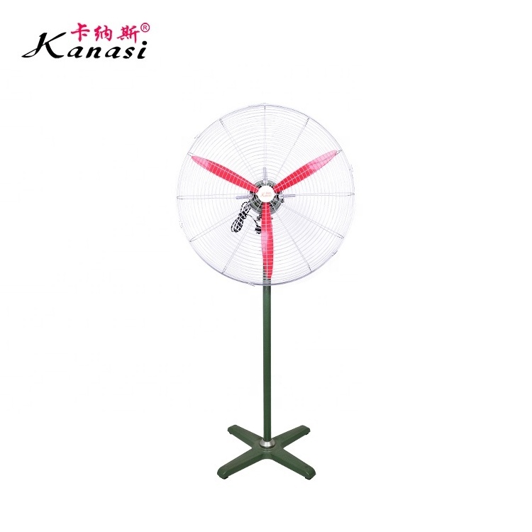 Kanasi Brand metal Big Cheap Super Crown Electric Rotating Pedestal Industrial Commercial cooler Floor Stand Fan