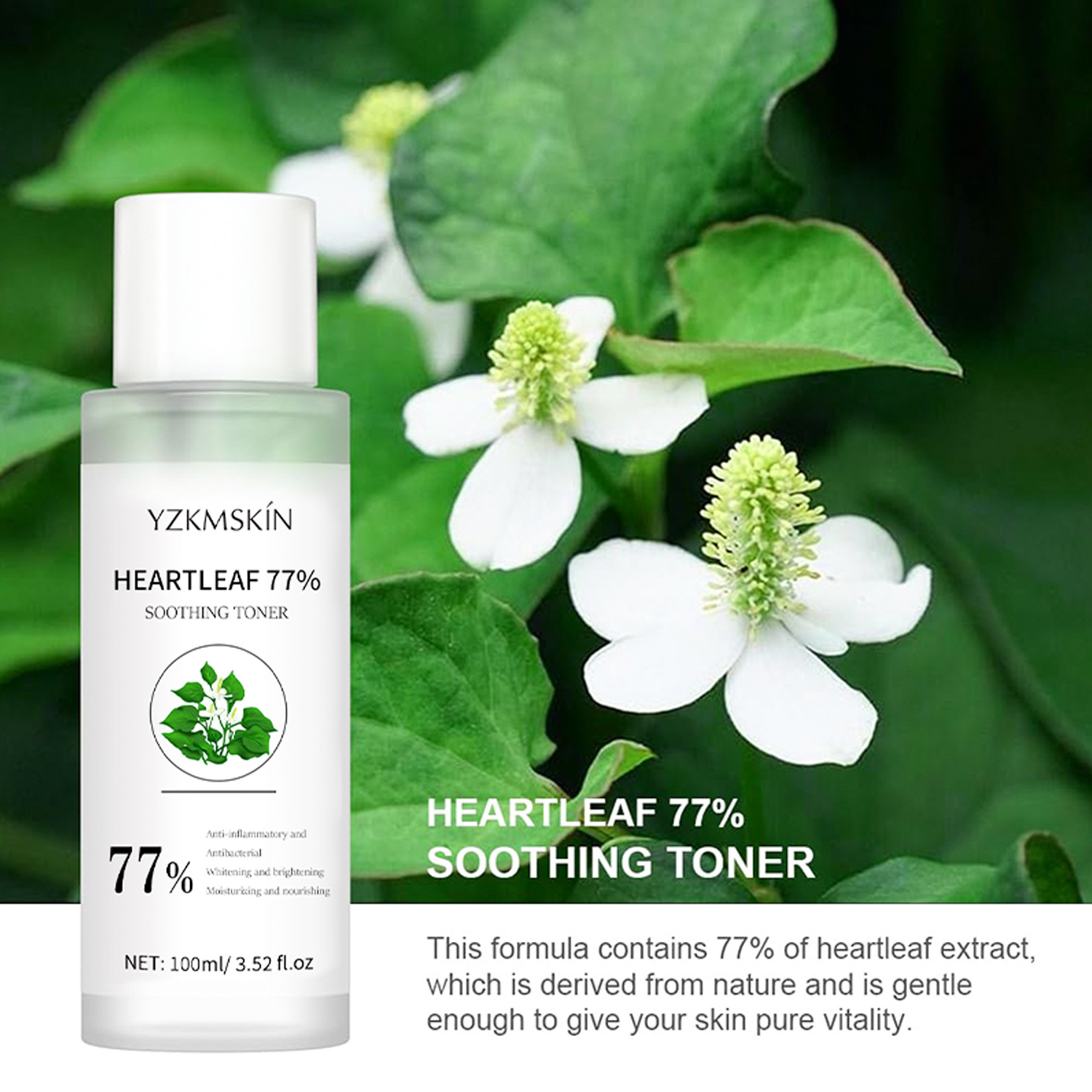 ph 5.5 deep moisture calming skin refreshing hydrating acne facial heartleaf 77% soothing toner for sensitive dry oily skin