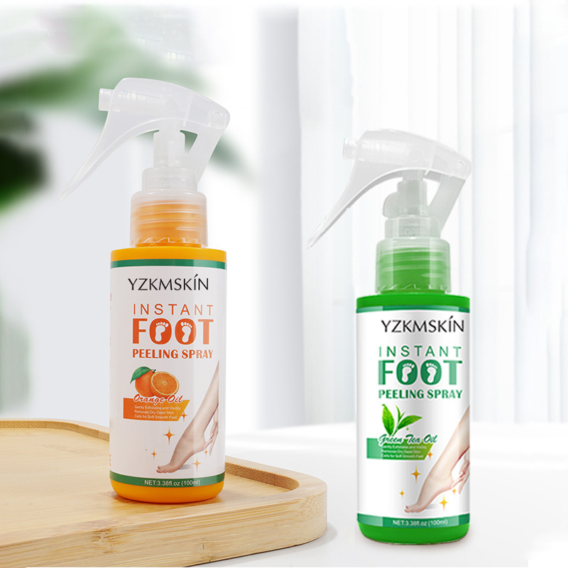 foot peeling spray 100 ml natural organic plant therapy mild moist deodorization healing skin Green Tea Orange foot care