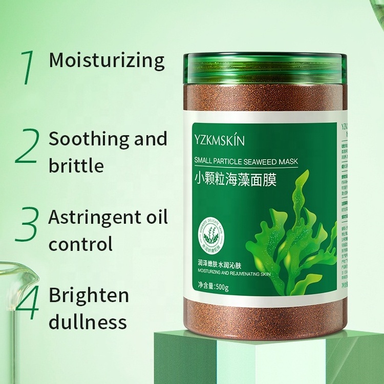 Wholesale Private Label Natural Whitening Facial mask Skin Care Moisturize Seaweed Algae mask Powder For Face