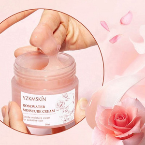 Natural Brightening collagen repairing cream facial skin lightening dark spot removal anti aging moisturizer rose face cream