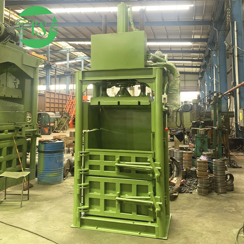 Keshang Vertical Hydraulic cardboard box baling press waste paper baler machine for sale Balers waste plastic compactor