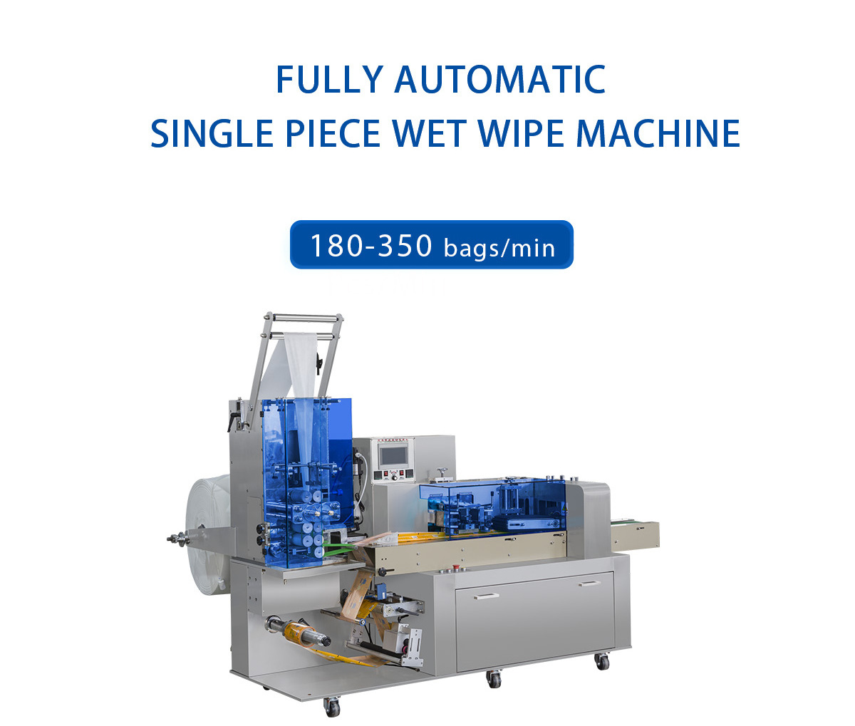 KYD Automatic Baby Wet Wipe Tissue Making Machine Roll Type Canister Wipes Making Machine