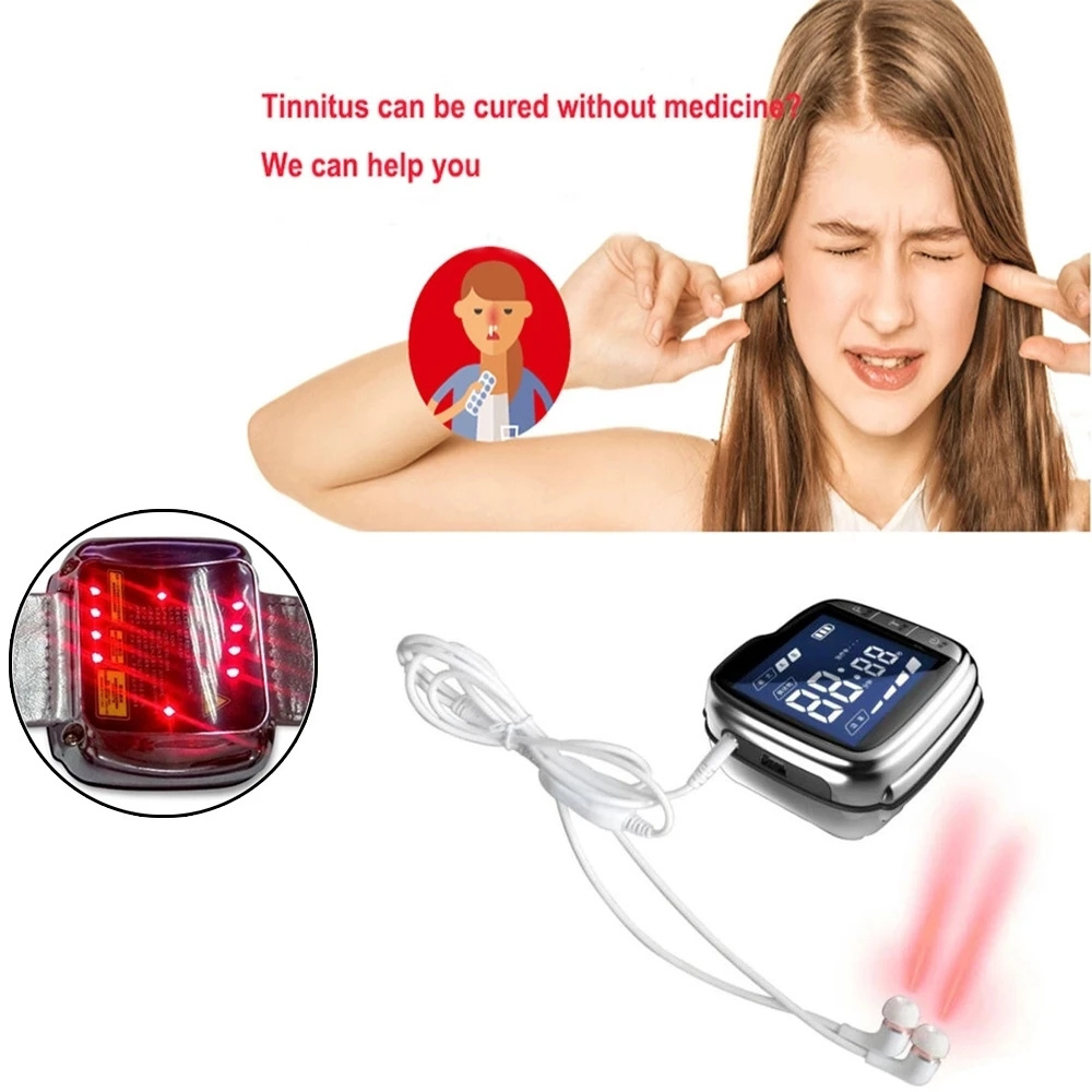 Class 3b Inner Ear Tinnitus lllt Cold Laser Therapy Wrist Medical Watch Diabetic Treatment Reduce High Blood Pressure Apparatus