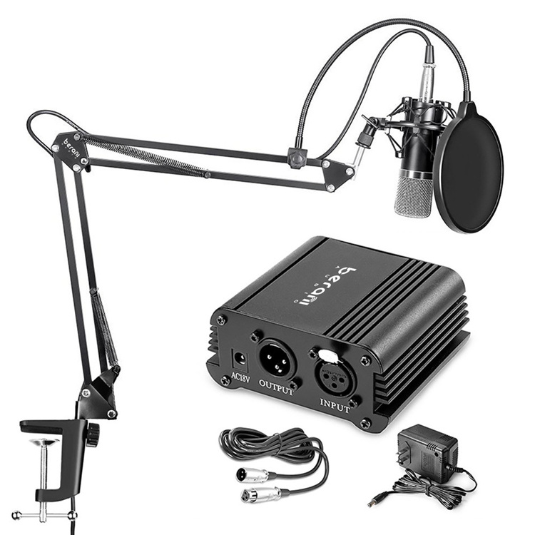 OEM New Products Mic Chemical Bm800mic Bm700 Plus Bm900 Microphone Studio Wired Microphone Set for Singing 30 Hz - 20 KHZ 70 Db