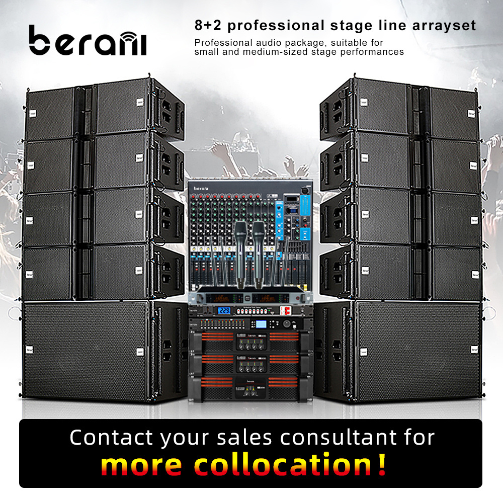 Berani J10S New Design  Subwoofer Waterproof Line Array Speaker System Professional Audio Speaker