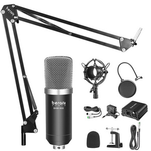 OEM New Products Mic Chemical Bm800mic Bm700 Plus Bm900 Microphone Studio Wired Microphone Set for Singing 30 Hz - 20 KHZ 70 Db