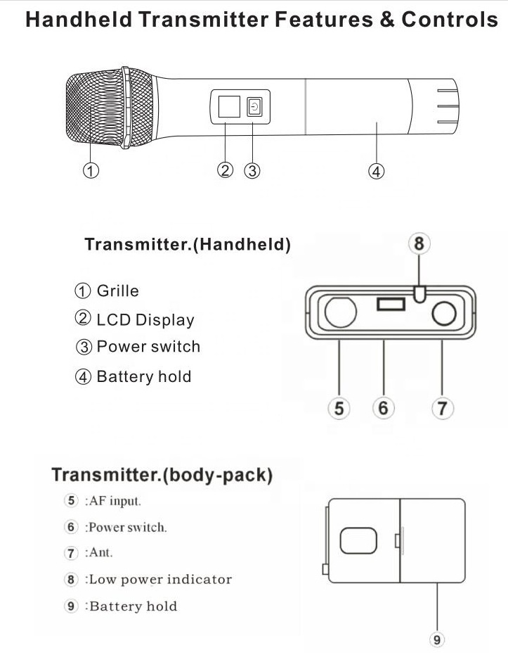 BA4000 New Product Professional Uhf Table Desktop Conference Meeting Room 4 Channels Microphone Wireless