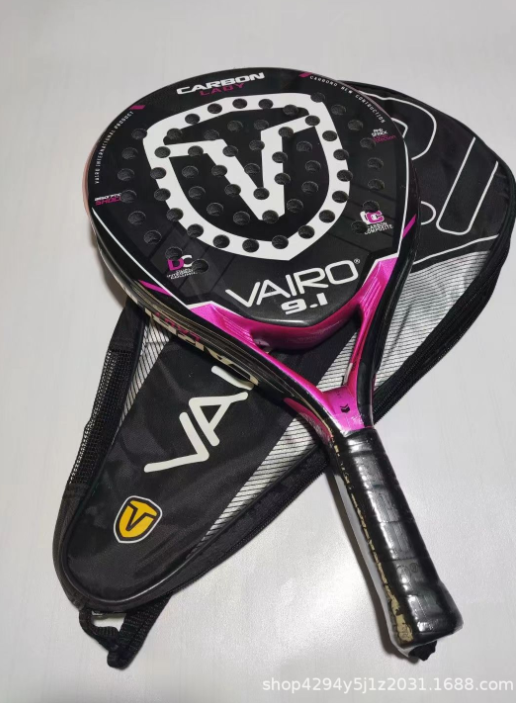 Hight Quality Carbon Fiber Surface Tennis Racquet with EVA Memory Flex Foam Core Custom Padel Racket