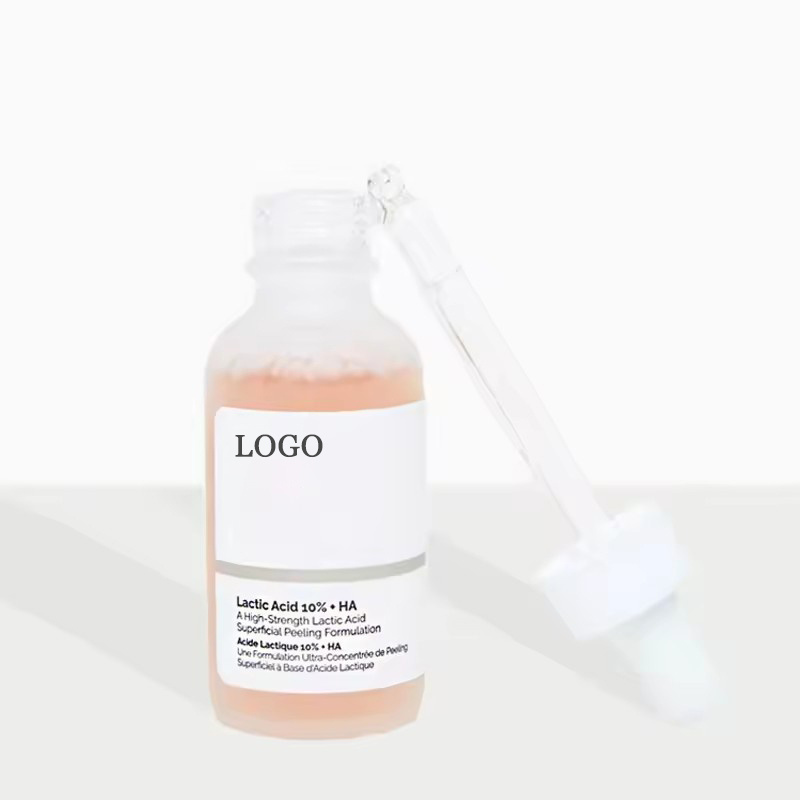 Anti-aging Anti-wrinkle hyaluronic acid collagen lifting anti-hyperpigmentation natural bio made Lactic Acid 5% + HA 2% serum