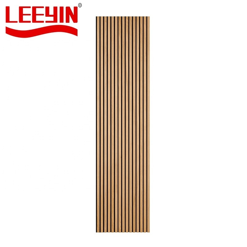 High Quality Sustainable MDF Slat Wood Wall Panel for Parlor Headboard Kitchen Ceiling Panels Akupanel