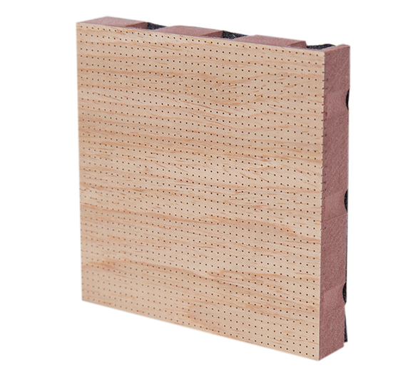 Leeyin Black Acoustic Felt Micro perforated wood acoustic panels