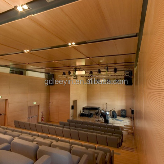 Interior Sound Absorption MDF Board Acoustic Wall Panel Wooden Grooved Acoustic Panel