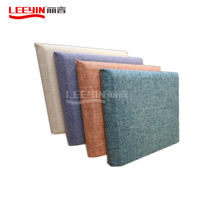 Soundproofing Material Fabric Wrap Panel Theater Sound Absorbing Wall Decoration Fabric Acoustic Panel