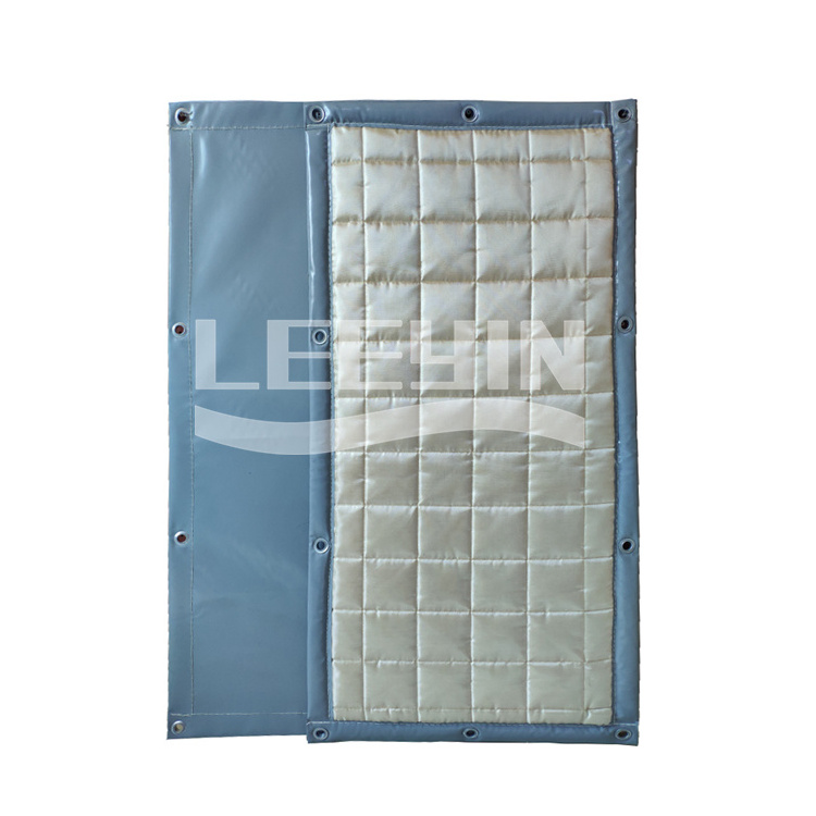 Sound Barrier Soundproof Blanket Mass Loaded Vinyl Fabric Wrapped Panels Sound Proof Noise Barrier