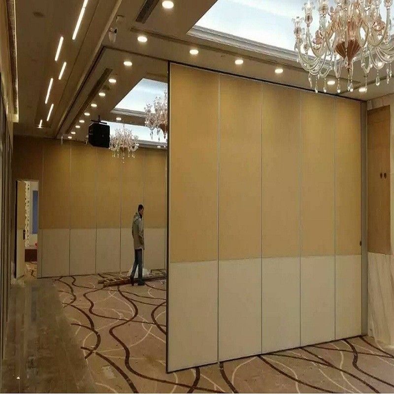 Movable Acoustic Partitions Wooden Room Dividers for Hotel Office Building Soundproof Partition Wall