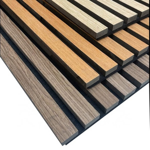 wood slatted acoustic wood veneer wall panel veneer wood veneered panel for wall