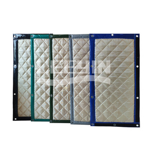 Sound Barrier Soundproof Blanket Mass Loaded Vinyl Fabric Wrapped Panels Sound Proof Noise Barrier