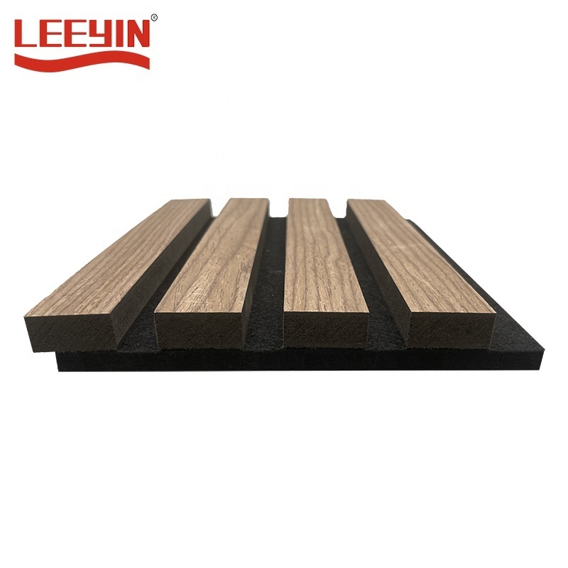 100% Sustainable Wood Slat Wall Panels Wooden Panel Ceiling for Apartment Hotel Decoration Slat Accent Wall Akupanel