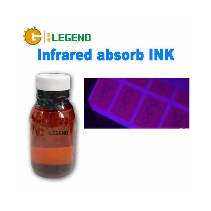 GDLEGEND IR invisible ink 650nm~880nm inkjet printing security ink infrared absorb ink black