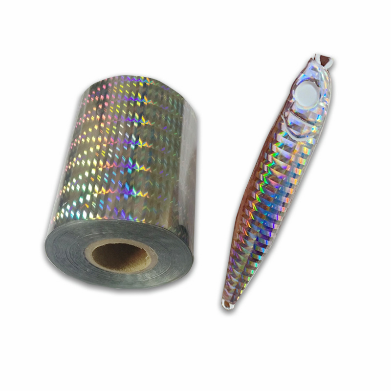 Hot stamping foil fishing lure bait foil Light change paper 713 rainbow with imported glue