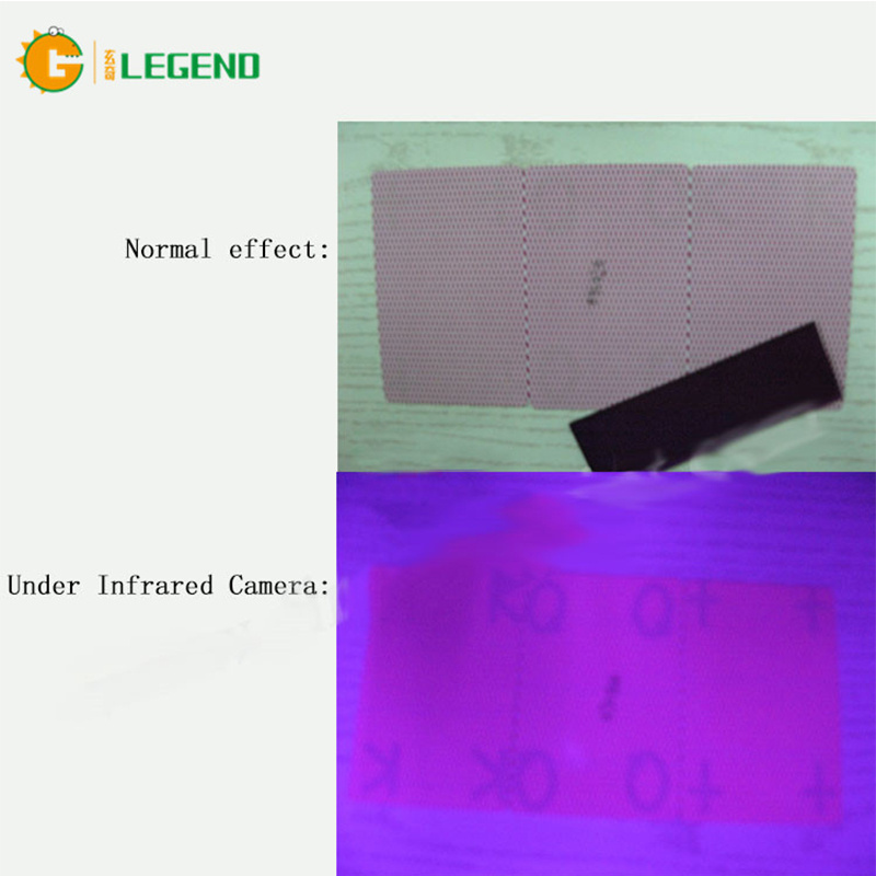 GDLEGEND sale colorless to black screen offset printing machine IR light security ink infrared absorb ink