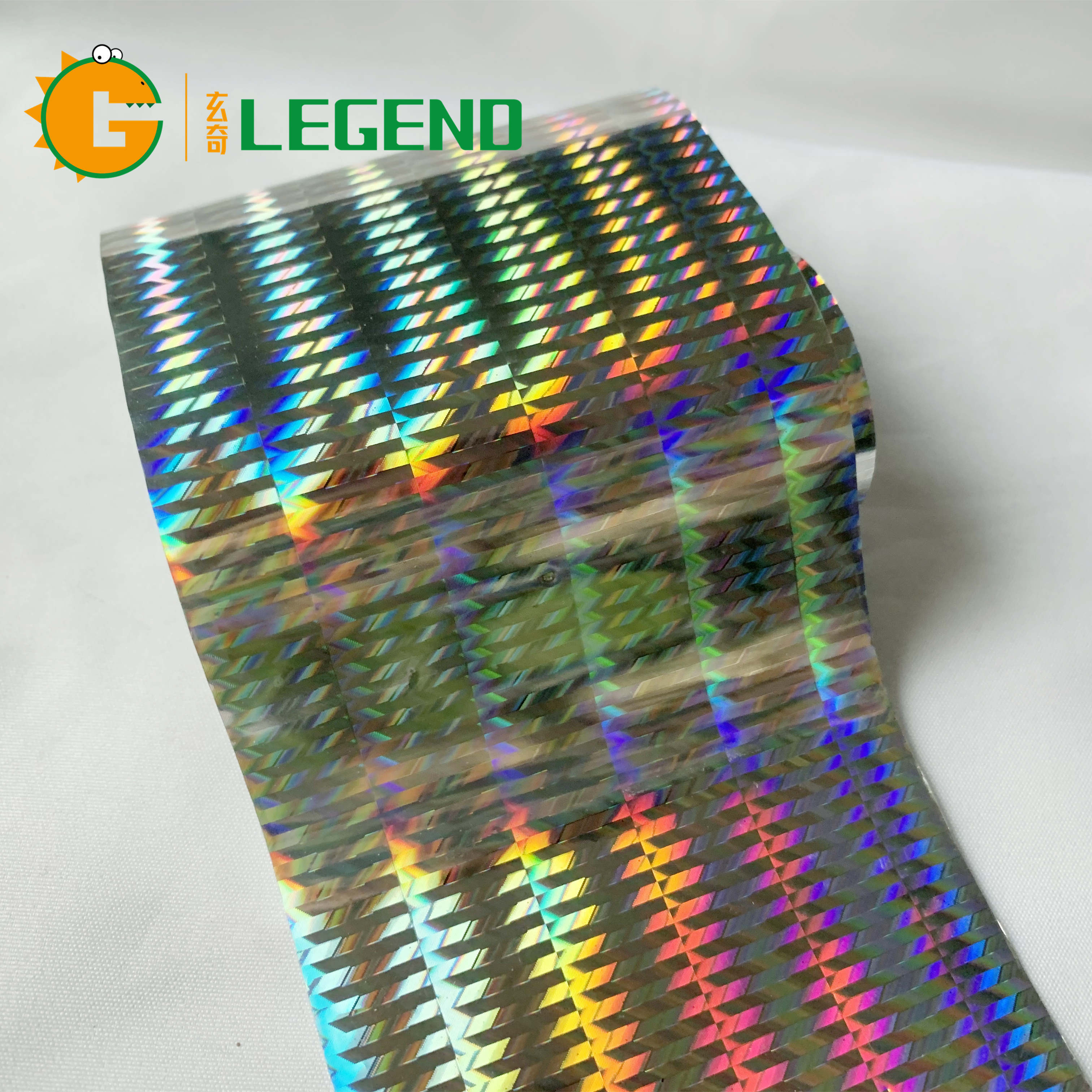 Hot stamping foil fishing lure bait foil Light change paper 713 rainbow with imported glue