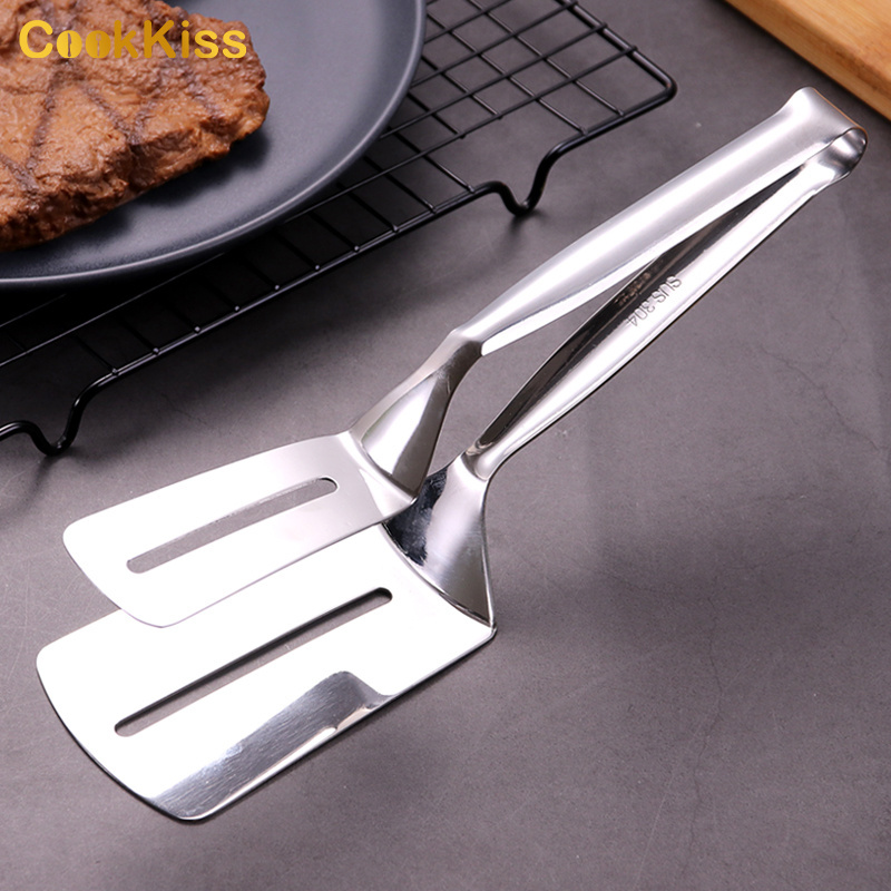 Stainless Steel Bread Cake Beaf  Steak Tools Clamp Pliers Barbecue Tongs Party Kitchen Gadgets BBQ Grill Clip Kitchen Tools