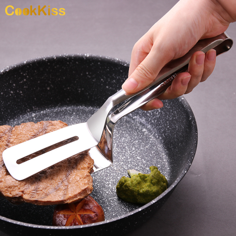 Stainless Steel Bread Cake Beaf  Steak Tools Clamp Pliers Barbecue Tongs Party Kitchen Gadgets BBQ Grill Clip Kitchen Tools