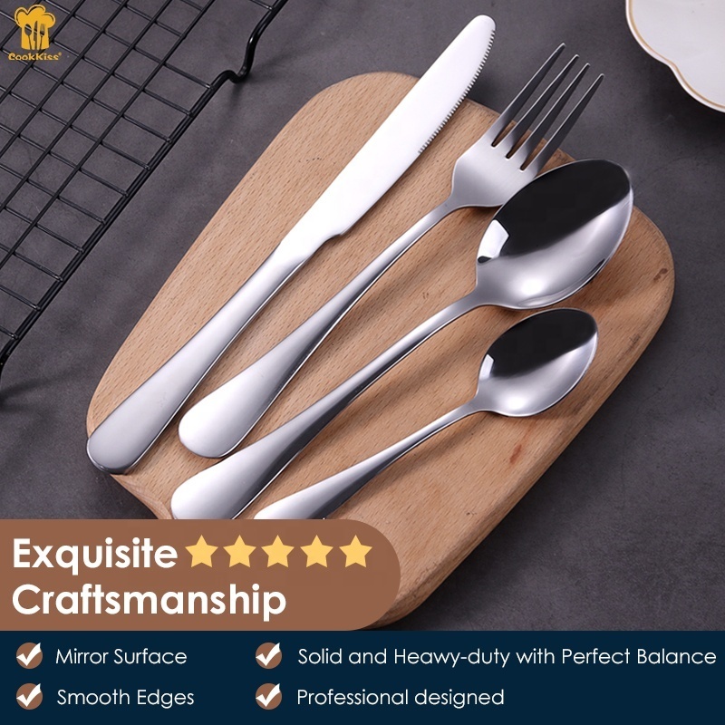 Wedding Gift 24 Pieces Knife Spoon Fork Sets Matt Black Gold Rose Gold Plated Stainless Steel Flatware Cutlery Sets With Holder