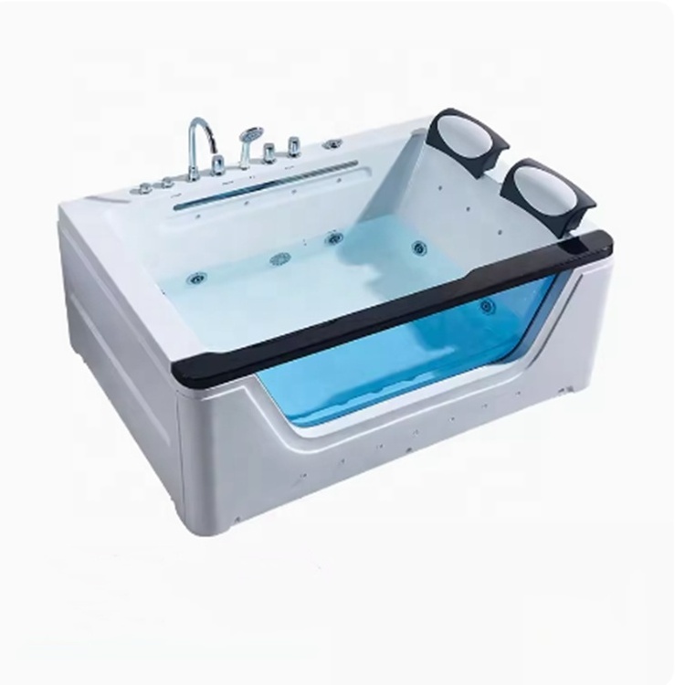 2024 Modern Indoor two people luxury Whirlpool Spa hot tub  acrylic soaking massage bathtub for hotel apartment home