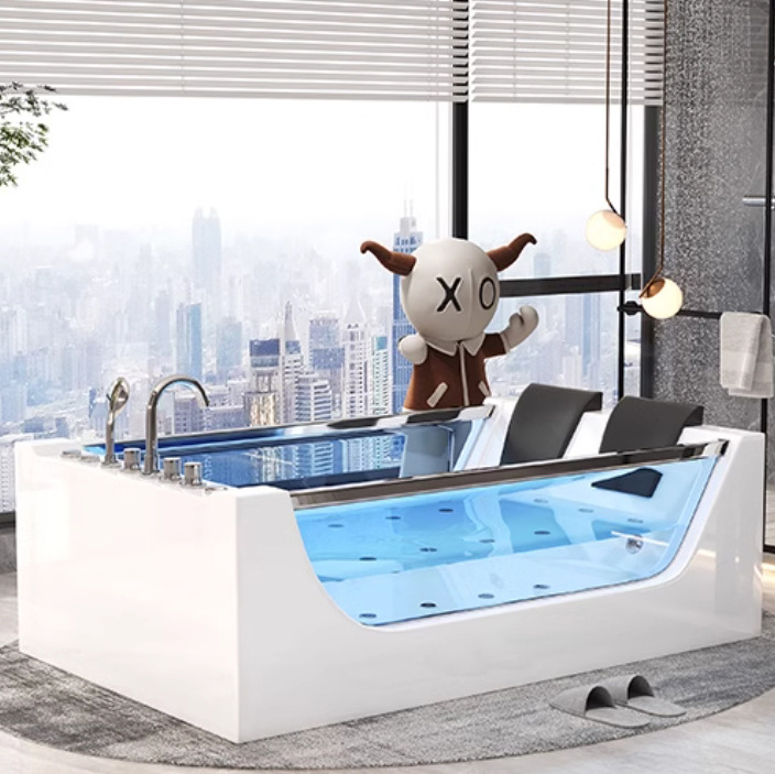 Bathtub jetted whirlpools bathtubs two person acrylic massage bubble jets bathtub with jet whirlpool