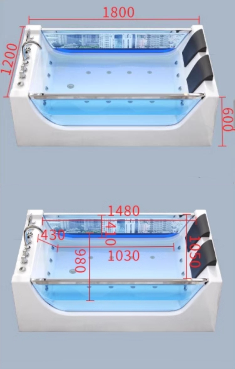 Bathtub jetted whirlpools bathtubs two person acrylic massage bubble jets bathtub with jet whirlpool