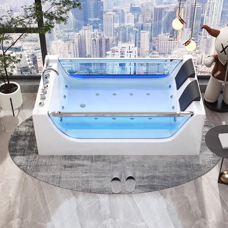 Bathtub jetted whirlpools bathtubs two person acrylic massage bubble jets bathtub with jet whirlpool