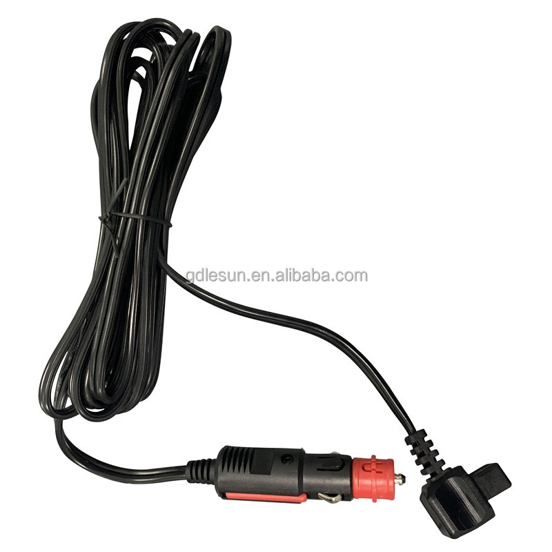 Car Refrigerator Cigarette Lighter Plug 16AWG Power Supply Battery 3.5M Customized Automotive Battery Cable