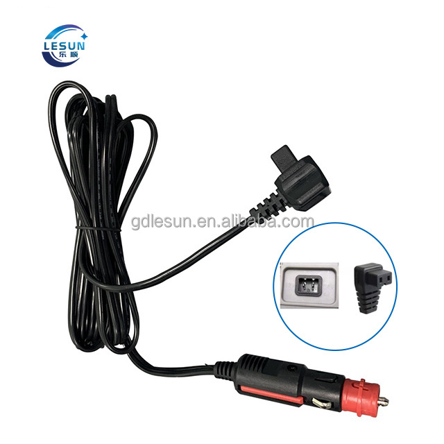 Car Refrigerator Cigarette Lighter Plug 16AWG Power Supply Battery 3.5M Customized Automotive Battery Cable