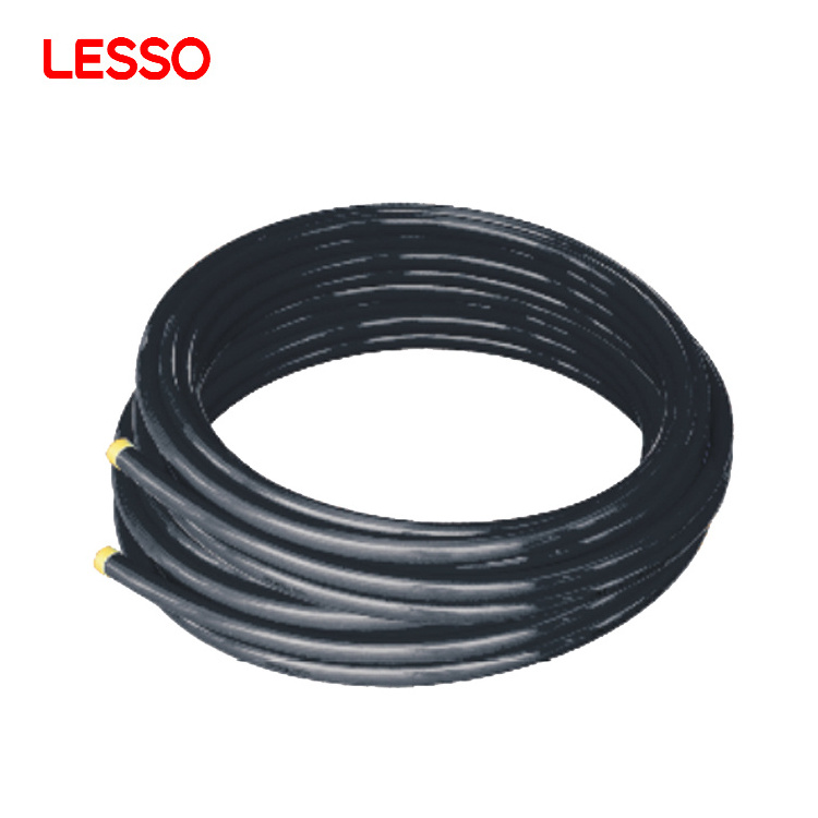 LESSO Light weight drainage system pipe corrosion resistance plastic black hdpe pipe 3 inch 110 140mm