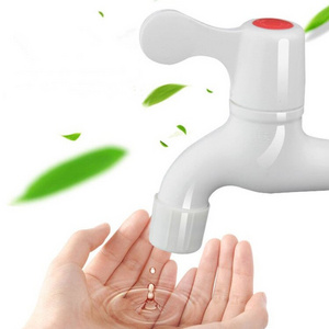 LESSO high quality Easy Installation white plastics extended filter pvcu taps washing machine Sink Basin bathroom faucets