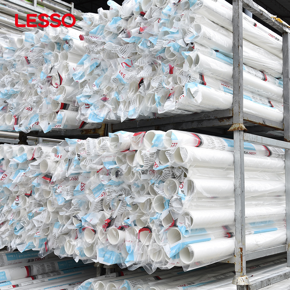 LESSO ASTM PVC Schedule 40 Pipes SCH 40 pipe cheap 300mm 4 inch pvc water pipe for water supply