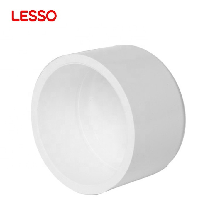 LESSO UPVC pipe fitting PVC End Cap for end of pipe