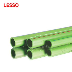 LESSO factory wholesale all sizes ppr pipes manufacturers ppr water supply pipe for liquids transportation