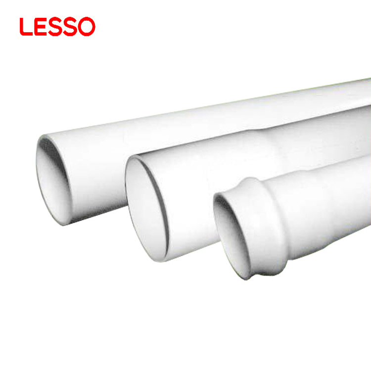 LESSO ASTM PVC Schedule 40 Pipes SCH 40 pipe cheap 300mm 4 inch pvc water pipe for water supply